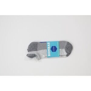 Bombas Socks Core Classic Ankle S Gray Cotton Blend Athletic